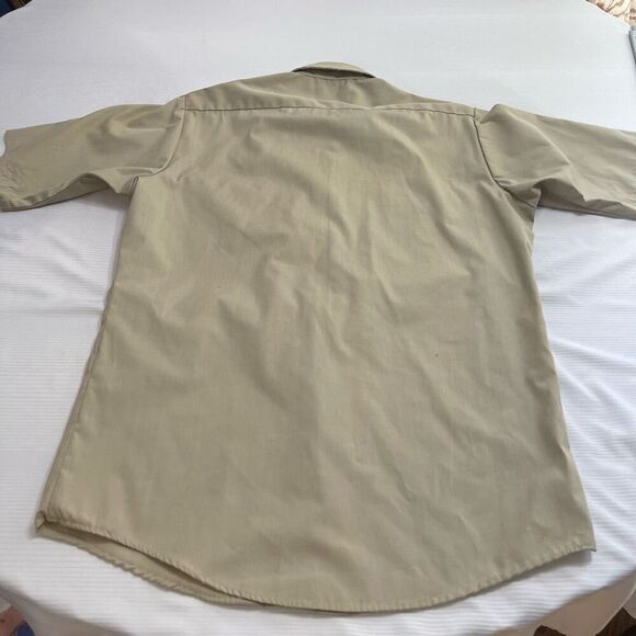 Woolrich VTG Fishing Short Sleeve Button Up Shirt Size Large - Picture 5 of 6